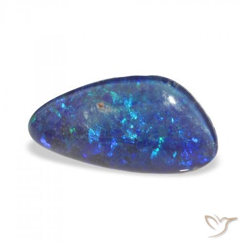 Tripletto di opale Multicolore naturale da 3.90 ct, Taglio a fantasia, Opaco
