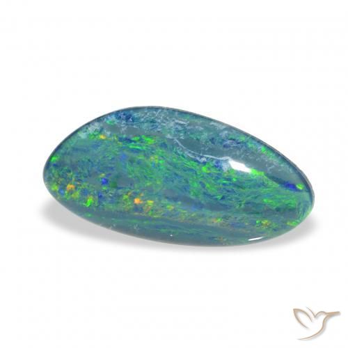 Tripletto di opale Multicolore naturale da 2.48 ct, Taglio a fantasia, Opaco