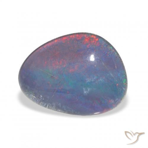 Tripletto di opale Multicolore naturale da 6.65 ct, Taglio a fantasia, Opaco