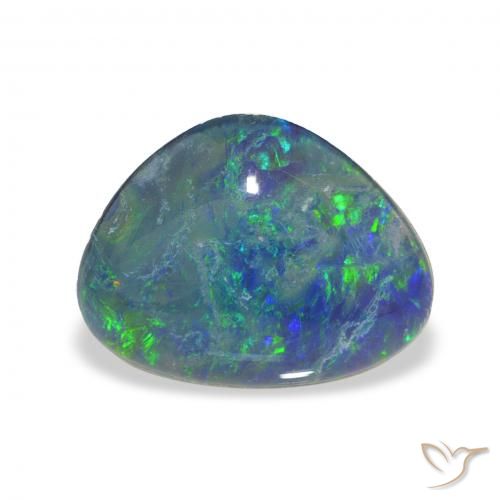 4.05ct Multicolore Tripletto di opale, Taglio a fantasia, Opaco