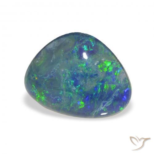 Tripletto di opale Multicolore naturale da 4.05 ct, Taglio a fantasia, Opaco