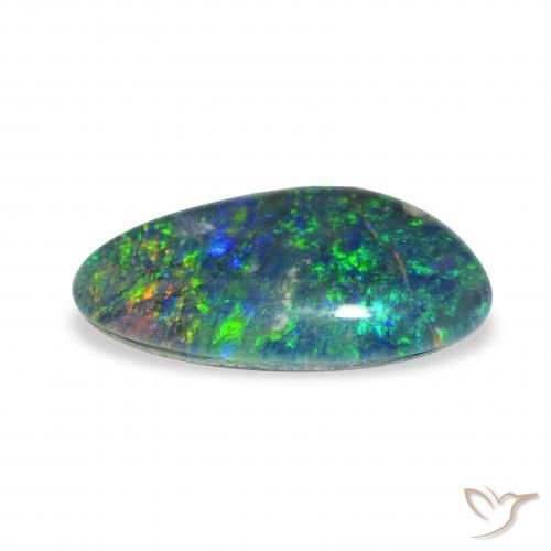 Tripletto di opale Multicolore naturale da 3.32 ct, Taglio a fantasia, Opaco