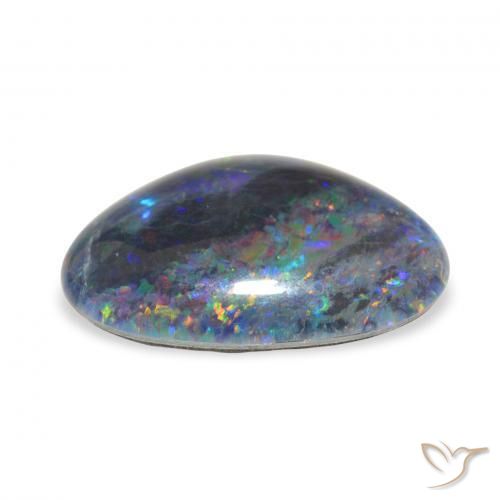 Tripletto di opale Multicolore naturale da 6.63 ct, Taglio a fantasia, Opaco