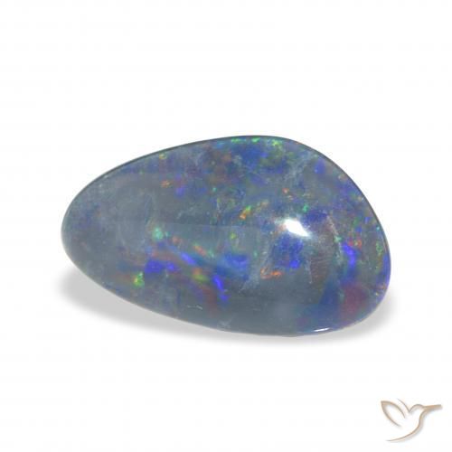 Tripletto di opale Multicolore naturale da 3.26 ct, Taglio a fantasia, Opaco
