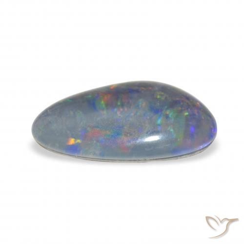 Tripletto di opale Multicolore naturale da 3.26 ct, Taglio a fantasia, Opaco