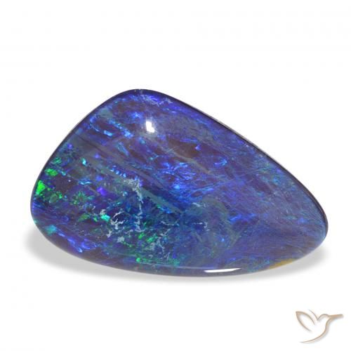 Tripletto di opale Multicolore naturale da 5.49 ct, Taglio a fantasia, Opaco