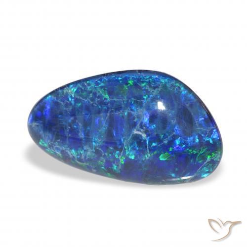 Tripletto di opale Multicolore naturale da 3.67 ct, Taglio a fantasia, Opaco