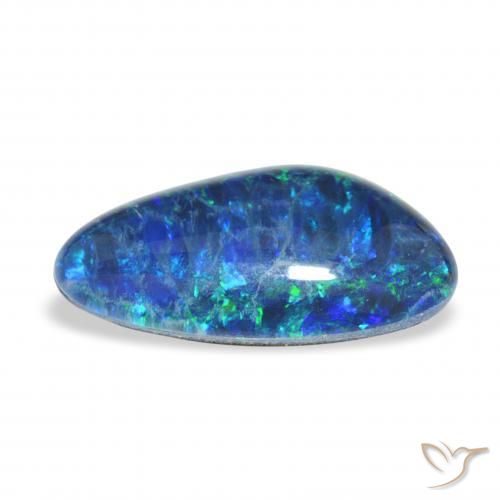 Tripletto di opale Multicolore naturale da 3.67 ct, Taglio a fantasia, Opaco