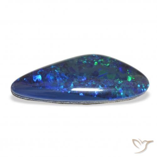 Tripletto di opale Multicolore naturale da 7.68 ct, Taglio a fantasia, Opaco
