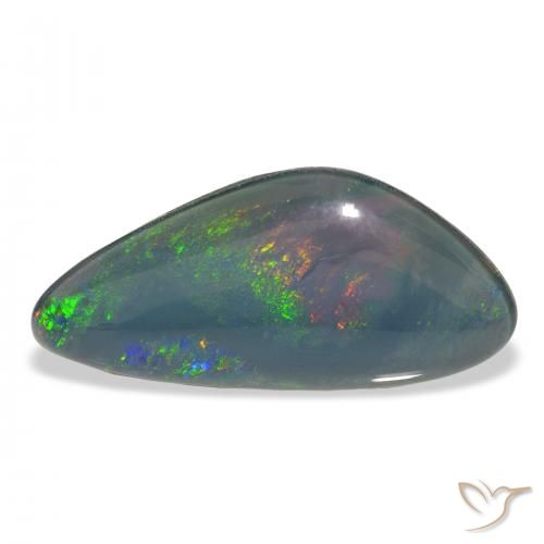 7.38ct Multicolore Tripletto di opale, Taglio a fantasia, Opaco