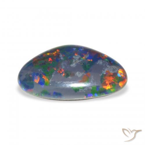 Tripletto di opale Multicolore naturale da 6.50 ct, Taglio a fantasia, Opaco
