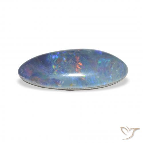 Tripletto di opale Multicolore naturale da 3.48 ct, Taglio a fantasia, Opaco