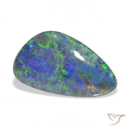 Tripletto di opale Multicolore naturale da 7.02 ct, Taglio a fantasia, Opaco
