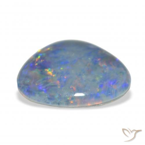 Tripletto di opale Multicolore naturale da 8.11 ct, Taglio a fantasia, Opaco