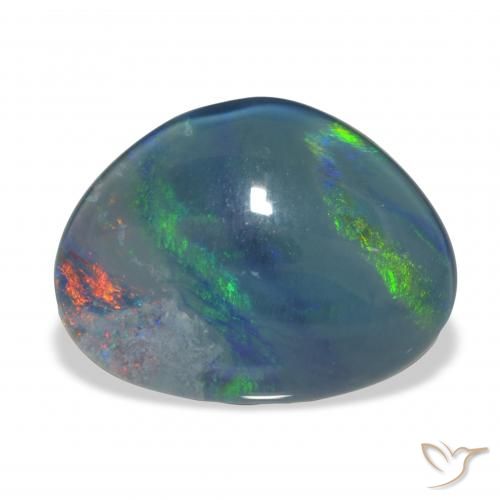 8.32ct Multicolore Tripletto di opale, Taglio a fantasia, Opaco