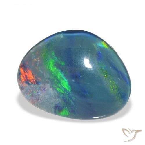 Tripletto di opale Multicolore naturale da 8.32 ct, Taglio a fantasia, Opaco