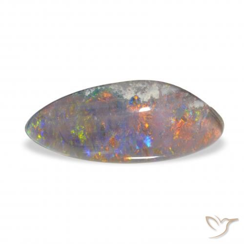 Tripletto di opale Multicolore naturale da 2.41 ct, Taglio a fantasia, Opaco