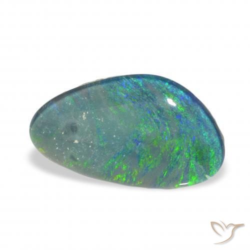 Tripletto di opale Multicolore naturale da 3.35 ct, Taglio a fantasia, Opaco