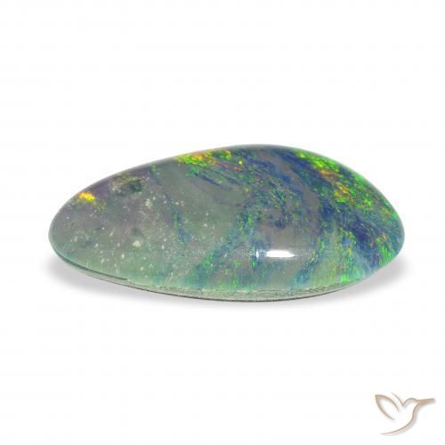 Tripletto di opale Multicolore naturale da 3.35 ct, Taglio a fantasia, Opaco