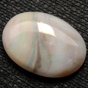 Opale naturale multicolore da 6,06 ct, trasparente, trasparente/traslucido