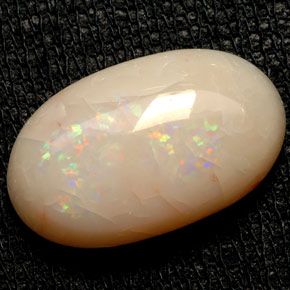 Opale naturale multicolore da 7,70 ct, trasparente, trasparente/traslucido
