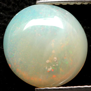 Opale naturale multicolore da 1,88 ct, trasparente, trasparente/traslucido