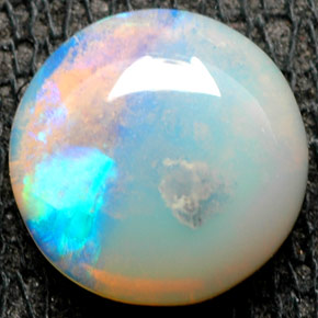 Opale naturale multicolore da 1,11 ct, trasparente, trasparente/traslucido