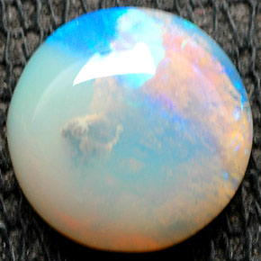 Opale naturale multicolore da 1,11 ct, trasparente, trasparente/traslucido