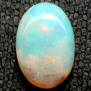 Opale naturale multicolore da 1,68 ct, trasparente, trasparente/traslucido