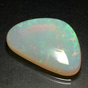 Opale naturale multicolore da 9,05 ct, trasparente, trasparente/traslucido