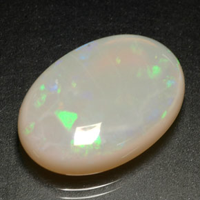 Opale naturale multicolore da 10,36 ct, trasparente, trasparente/traslucido