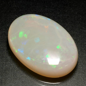 Opale naturale multicolore da 10,36 ct, trasparente, trasparente/traslucido