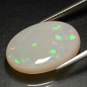 Opale naturale multicolore da 10,36 ct, trasparente, trasparente/traslucido