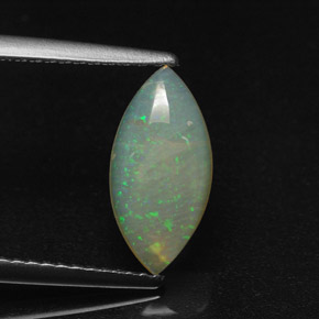 Opale naturale multicolore da 1,31 ct, marchesa, trasparente