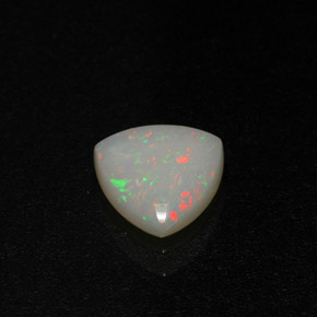 Opale naturale multicolore da 0,58 ct, trasparente, trasparente/traslucido