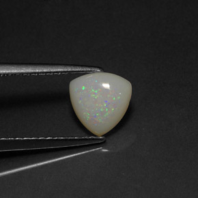 Opale naturale multicolore da 0,56 ct, trasparente, trasparente/traslucido