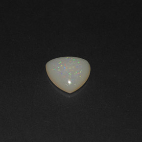 Opale naturale multicolore da 0,56 ct, trasparente, trasparente/traslucido
