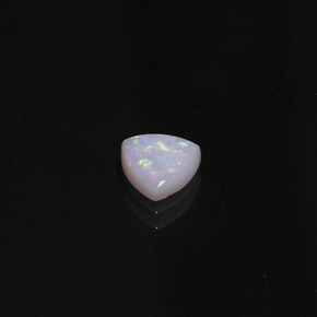 Opale naturale multicolore da 0,66 ct, trasparente, trasparente/traslucido
