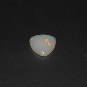 Opale naturale multicolore da 0,46 ct, trasparente, trasparente/traslucido