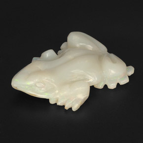 Opale naturale multicolore da 24,78 ct, forma fantasia, opaco
