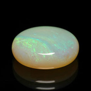 Opale naturale multicolore da 5,47 ct, trasparente, trasparente/traslucido