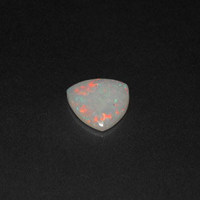 Opale naturale multicolore da 0,45 ct, trasparente, trasparente/traslucido