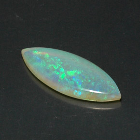 Opale naturale multicolore da 3,53 ct, trasparente, trasparente/traslucido