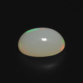 Opale naturale multicolore da 1,05 ct, trasparente, trasparente/traslucido