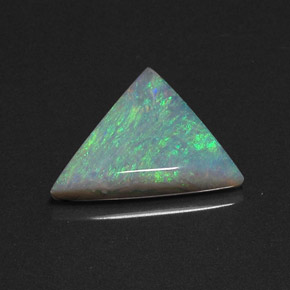 Opale naturale multicolore da 3,97 ct, trillion, traslucido