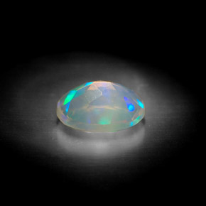 Opale naturale multicolore da 0,92 ct, trasparente, trasparente/traslucido