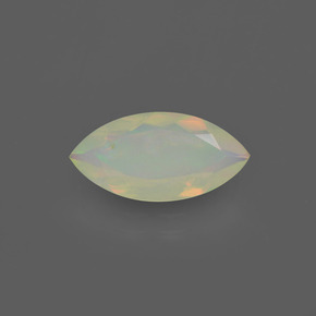 Opale naturale multicolore da 1,60 ct, marchesa, traslucido