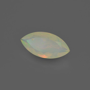 Opale naturale multicolore da 1,60 ct, marchesa, traslucido