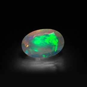 Opale Multicolore naturale da 1.68 ct, Trasparente, Trasparente/Traslucido