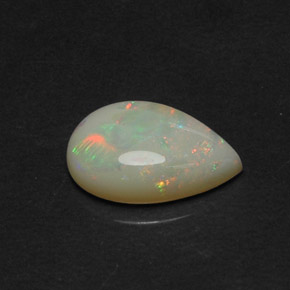 Opale naturale multicolore da 4,17 ct, trasparente, trasparente/traslucido